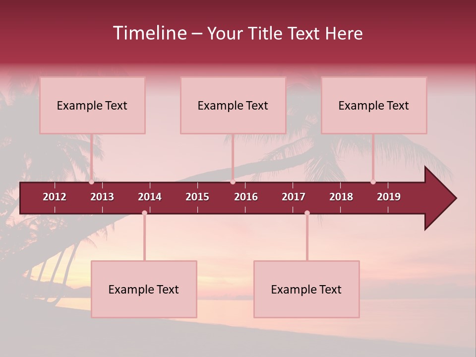 Paradise Horizon Resort PowerPoint Template
