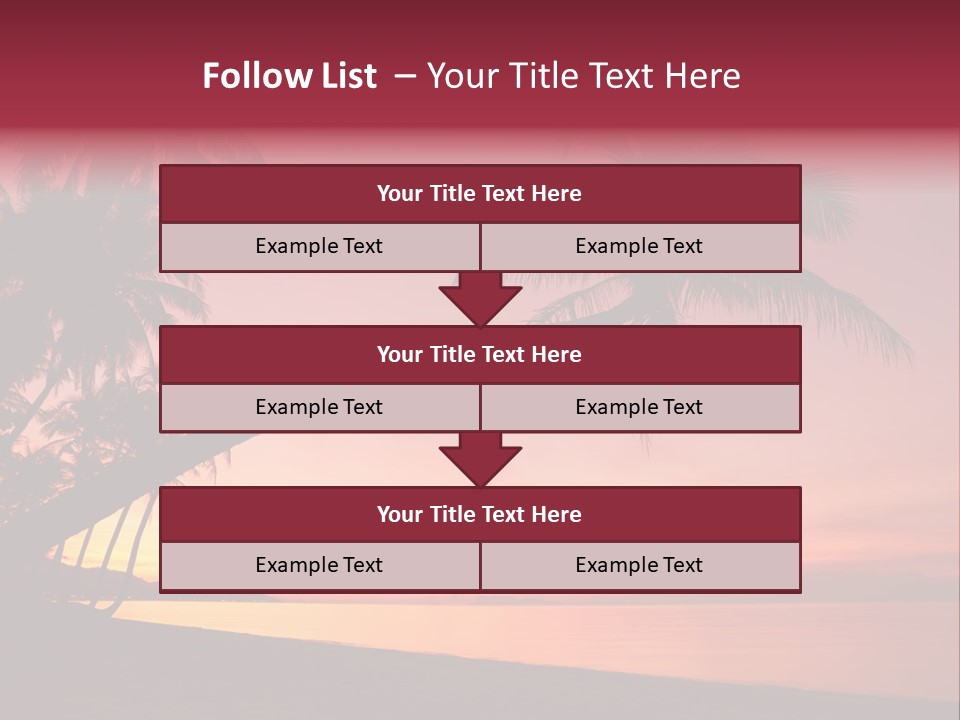Paradise Horizon Resort PowerPoint Template