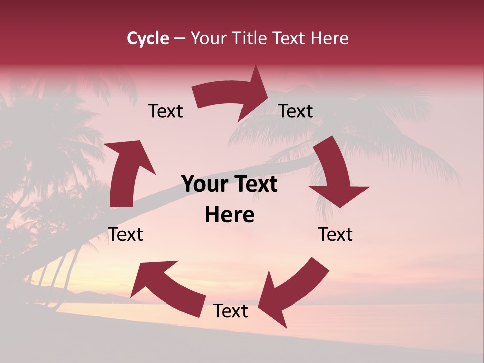 Paradise Horizon Resort PowerPoint Template