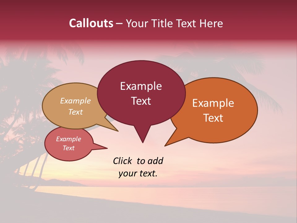 Paradise Horizon Resort PowerPoint Template