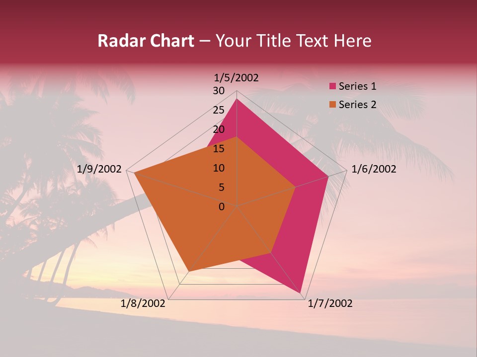Paradise Horizon Resort PowerPoint Template
