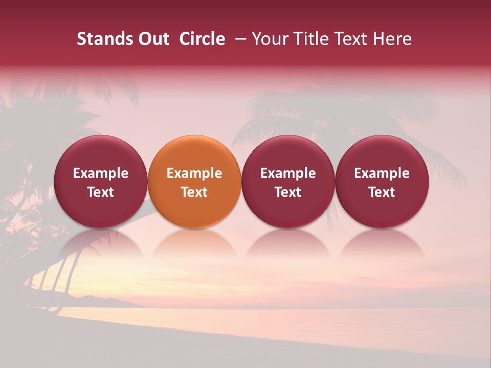 Paradise Horizon Resort PowerPoint Template