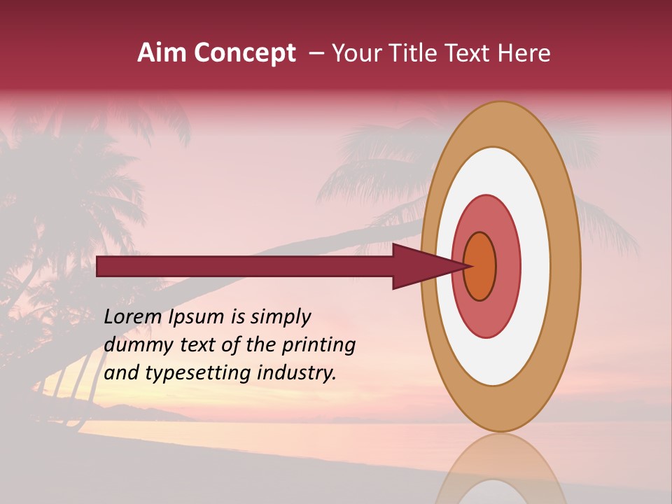 Paradise Horizon Resort PowerPoint Template