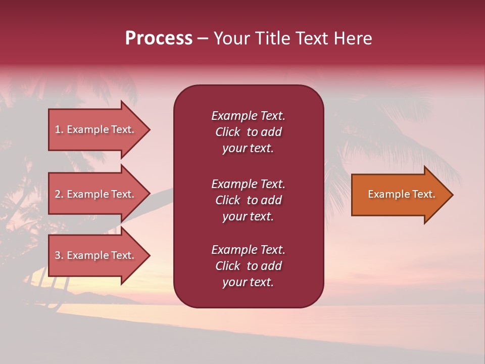 Paradise Horizon Resort PowerPoint Template