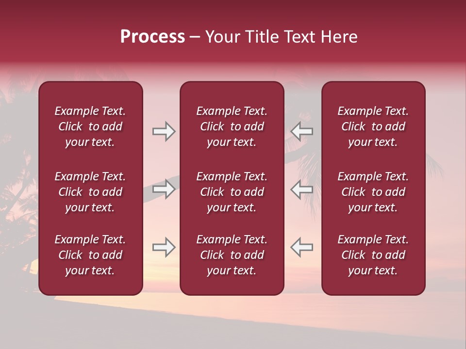 Paradise Horizon Resort PowerPoint Template