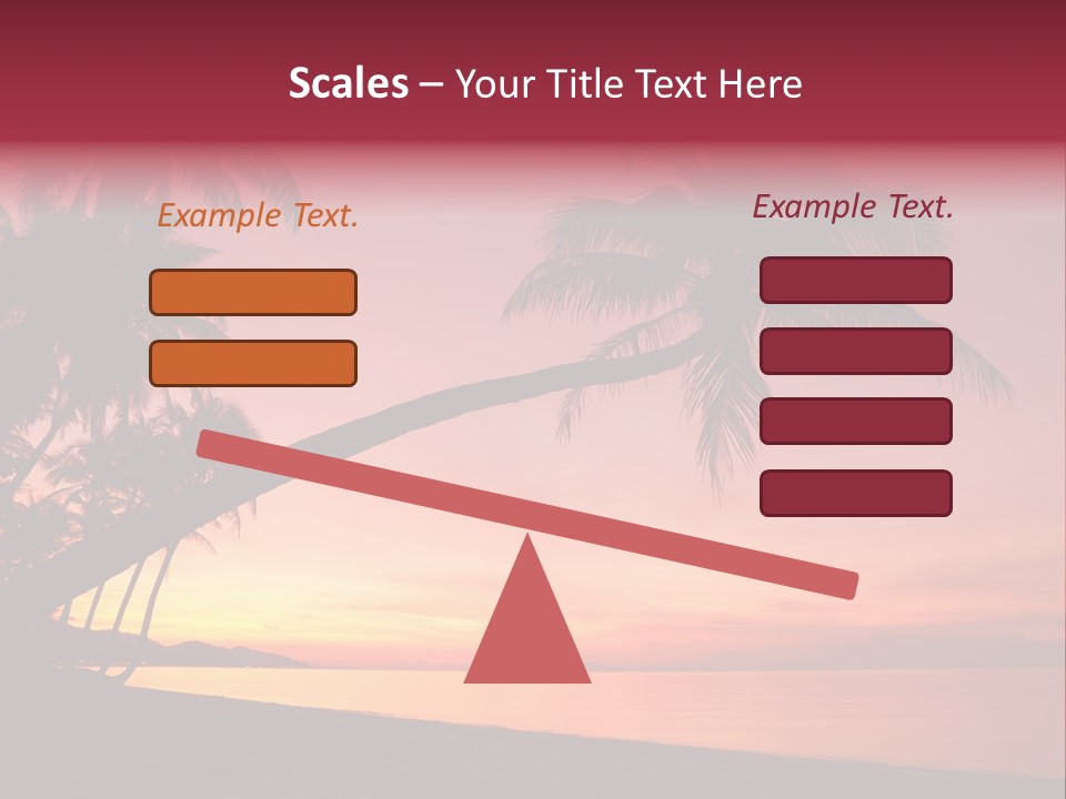 Paradise Horizon Resort PowerPoint Template