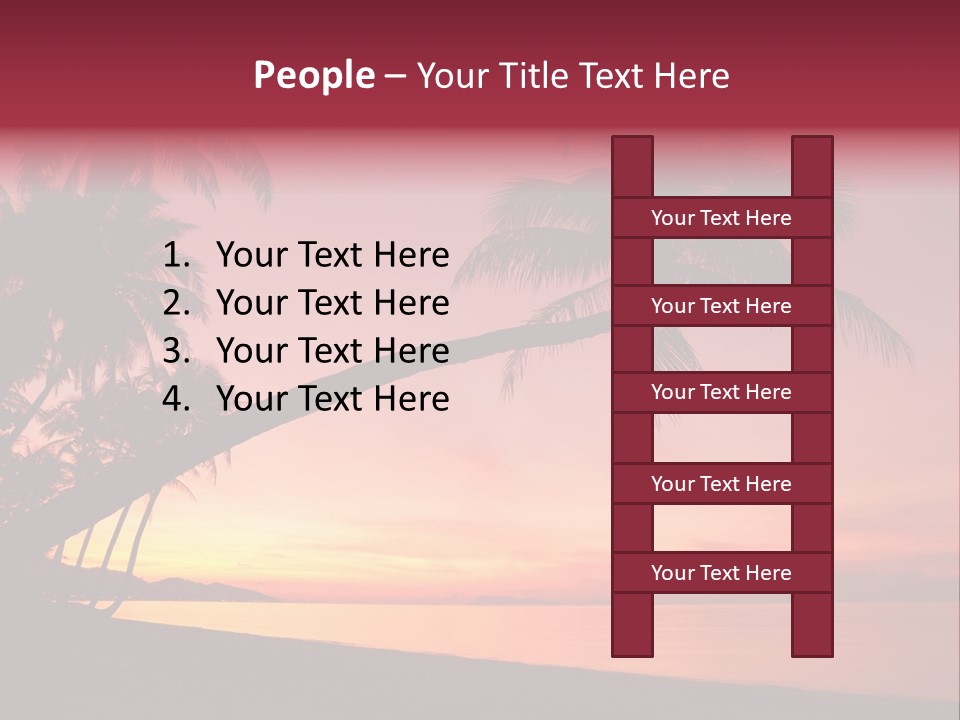 Paradise Horizon Resort PowerPoint Template