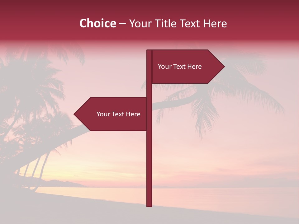 Paradise Horizon Resort PowerPoint Template