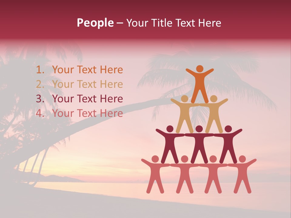 Paradise Horizon Resort PowerPoint Template