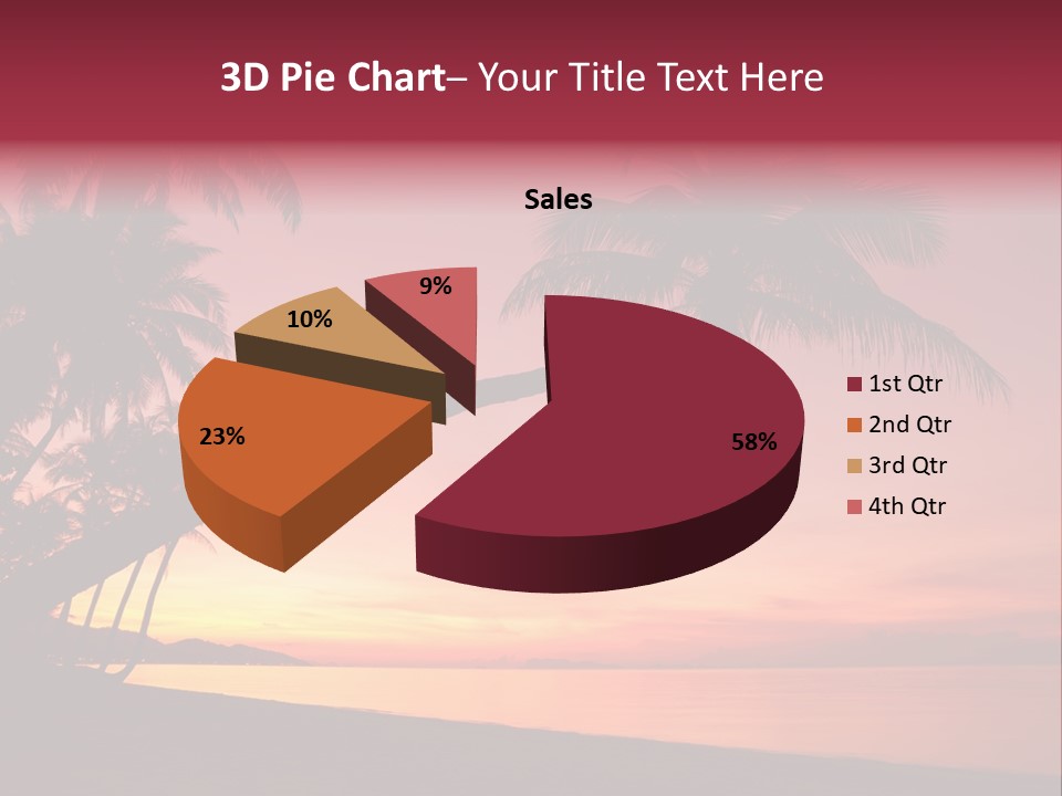 Paradise Horizon Resort PowerPoint Template