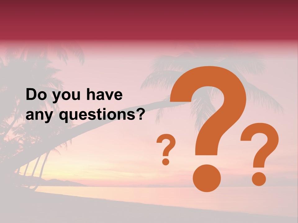 Paradise Horizon Resort PowerPoint Template