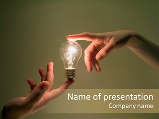 Effort Arm Lighting PowerPoint Template