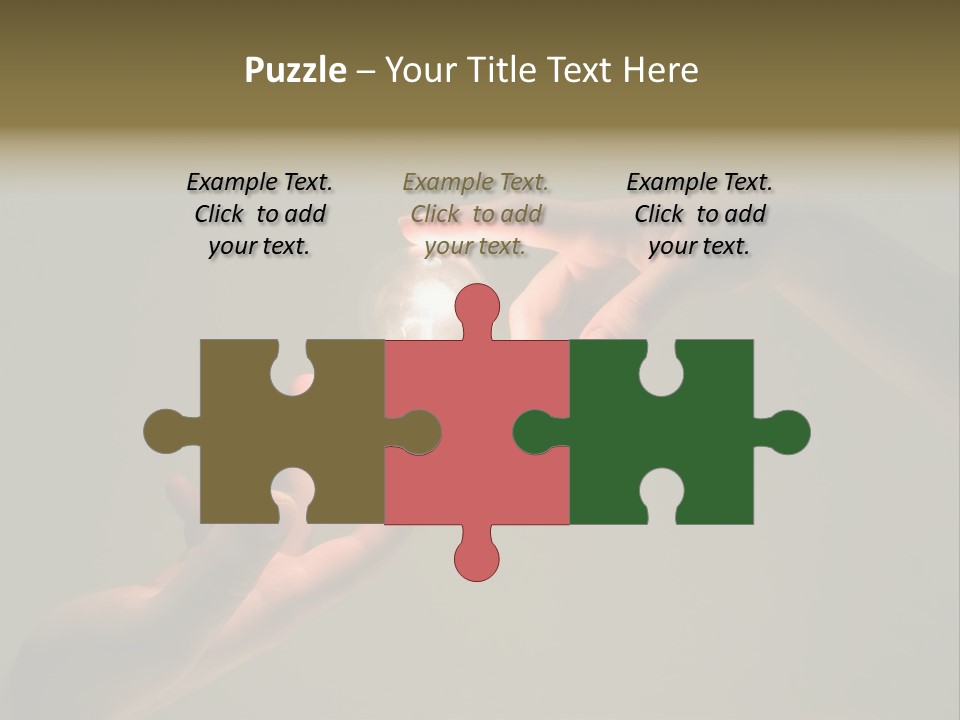 Effort Arm Lighting PowerPoint Template