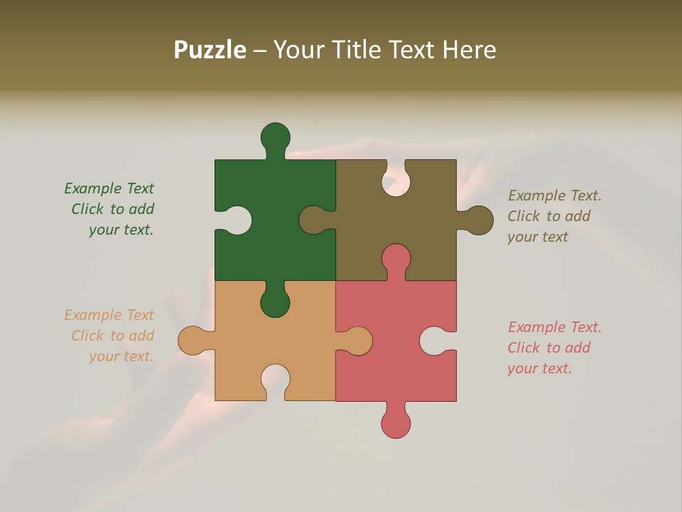 Effort Arm Lighting PowerPoint Template