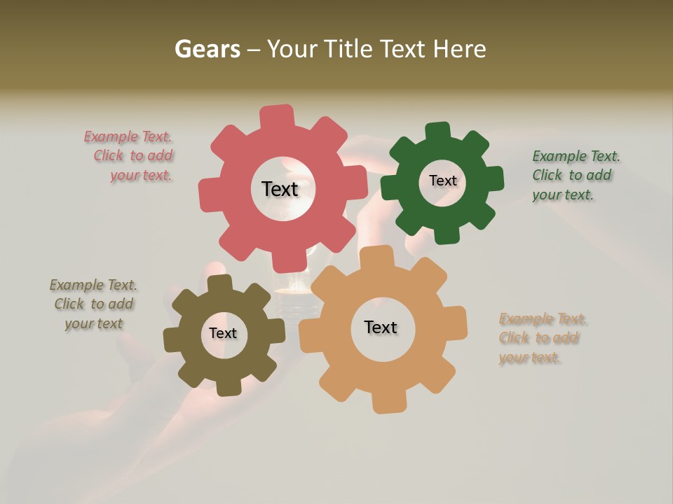 Effort Arm Lighting PowerPoint Template