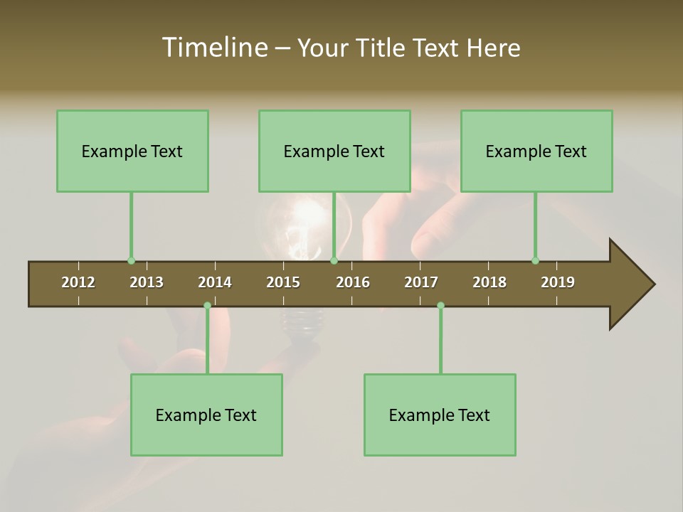 Effort Arm Lighting PowerPoint Template