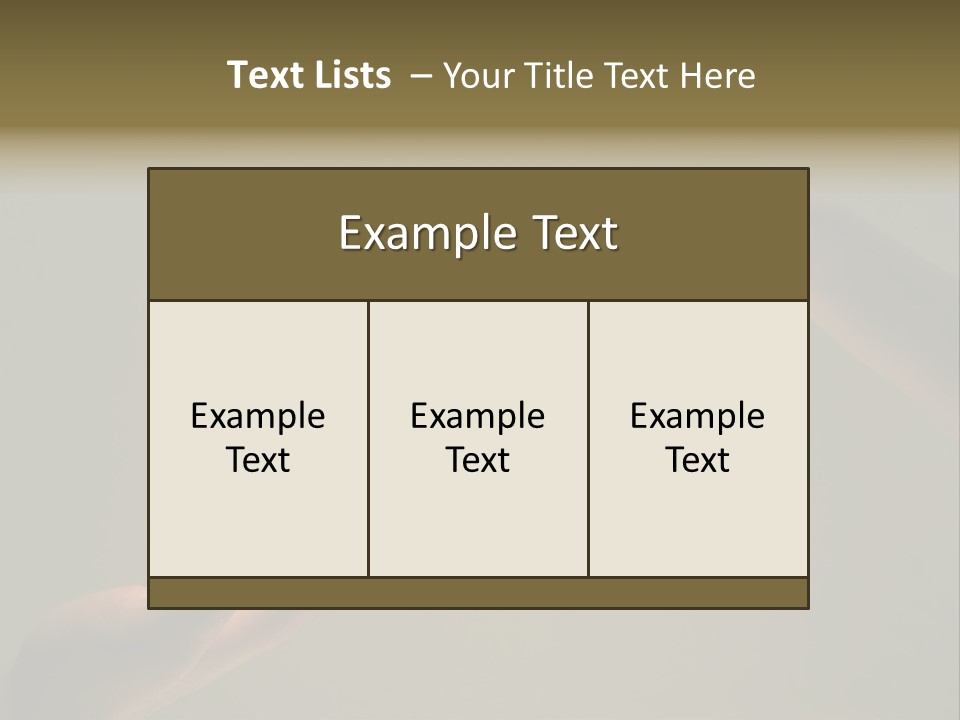 Effort Arm Lighting PowerPoint Template