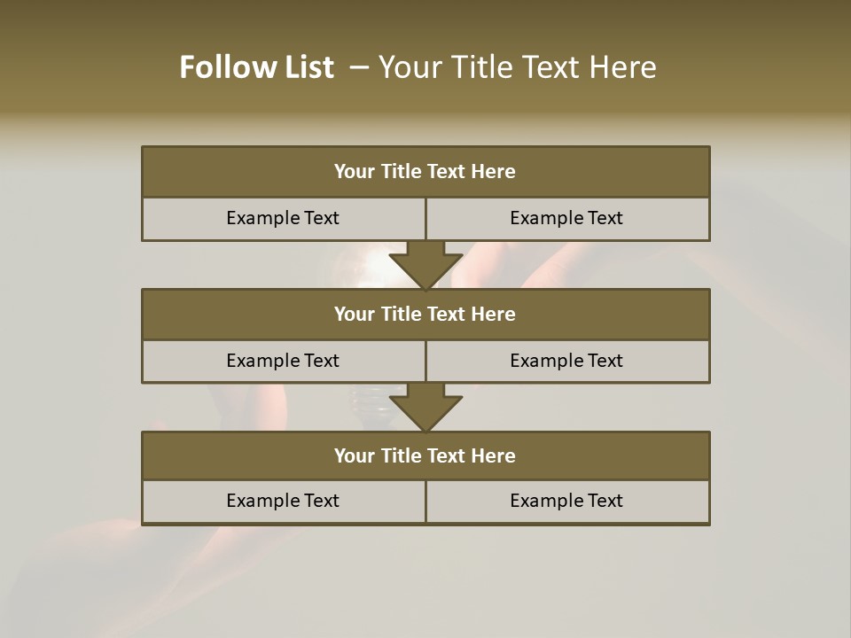 Effort Arm Lighting PowerPoint Template