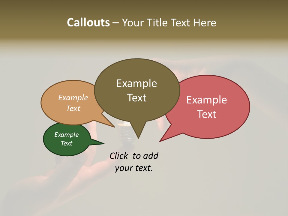 Effort Arm Lighting PowerPoint Template