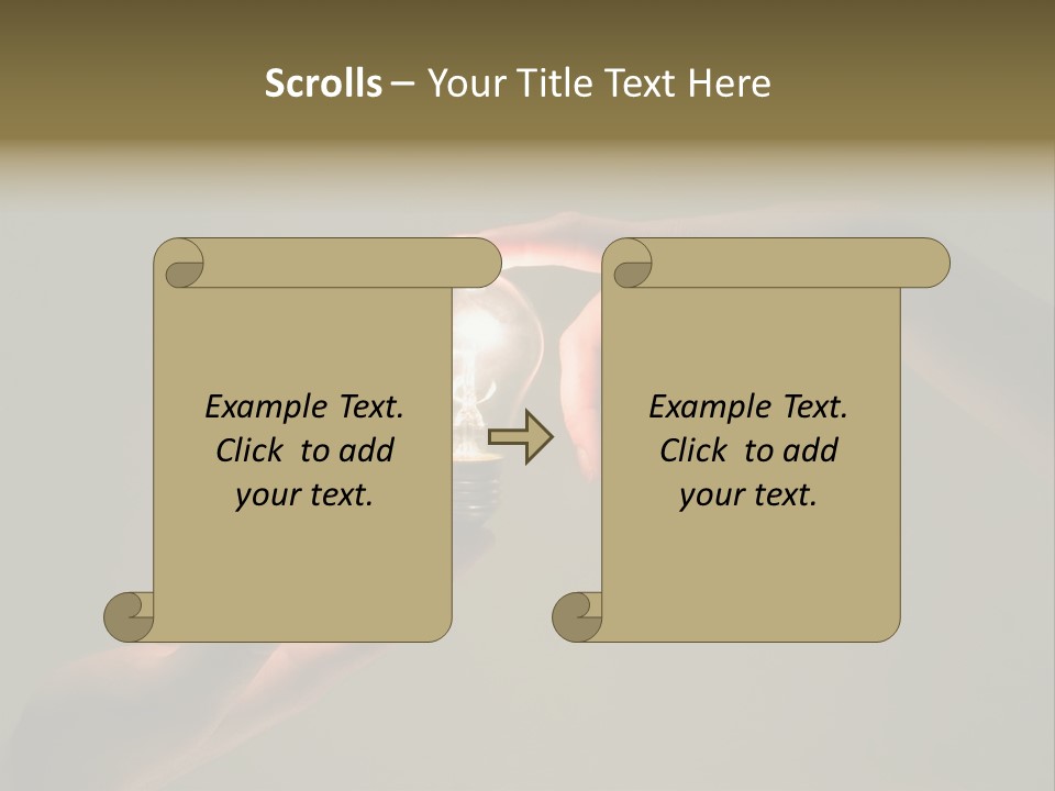 Effort Arm Lighting PowerPoint Template