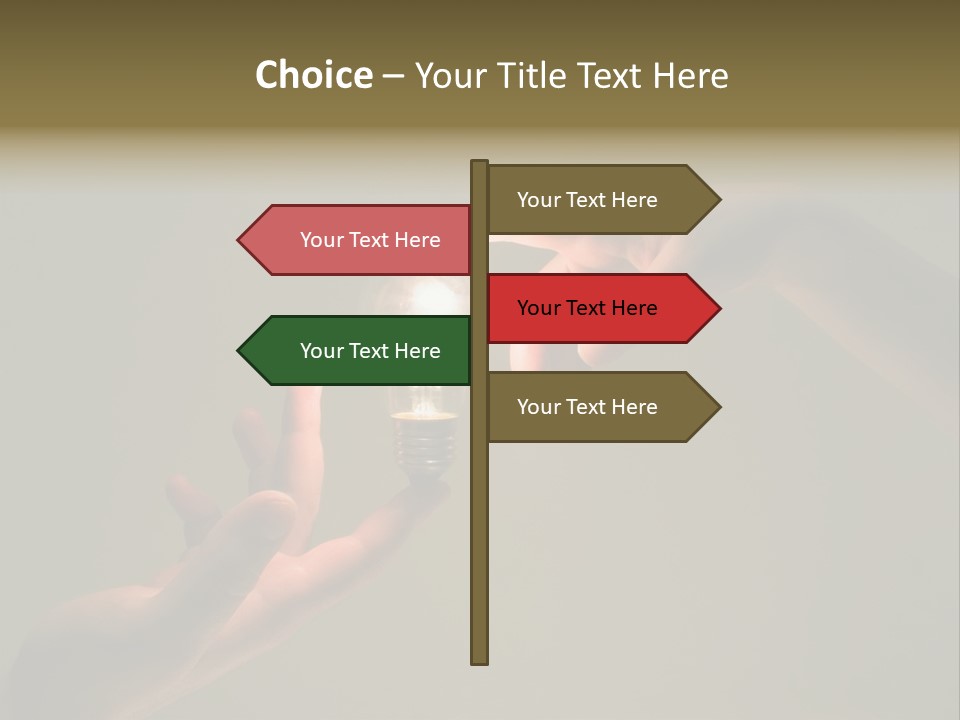 Effort Arm Lighting PowerPoint Template