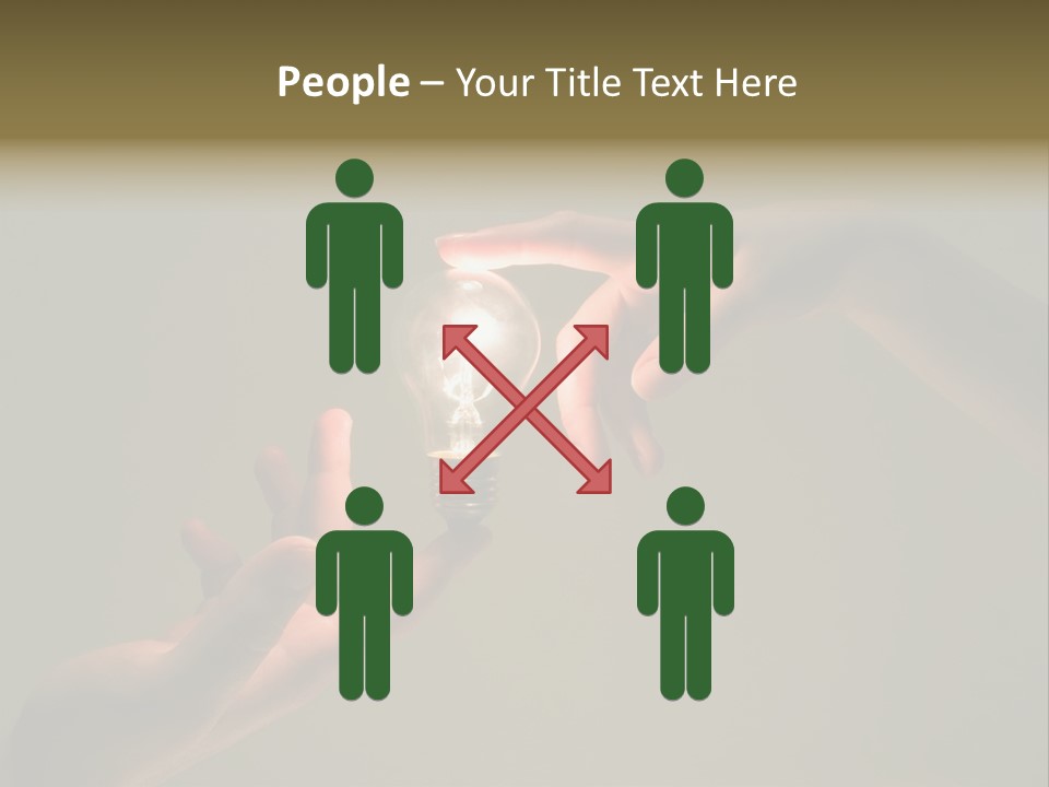 Effort Arm Lighting PowerPoint Template