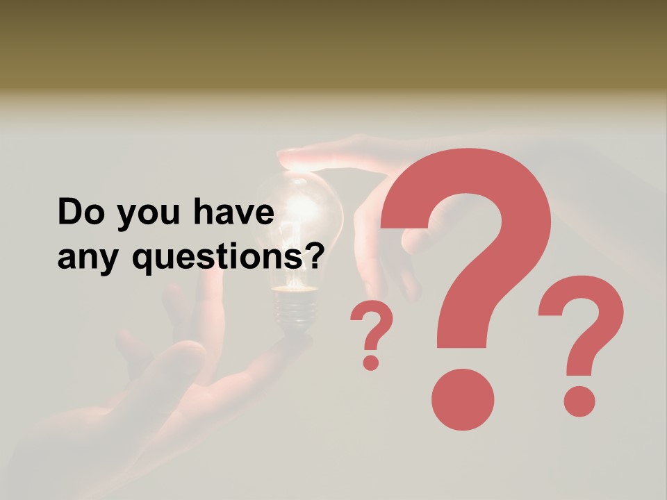 Effort Arm Lighting PowerPoint Template