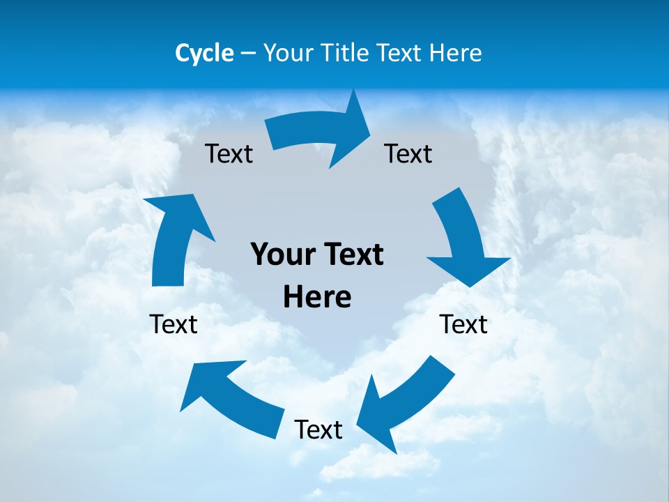 February Th Lovely Heartbeat PowerPoint Template