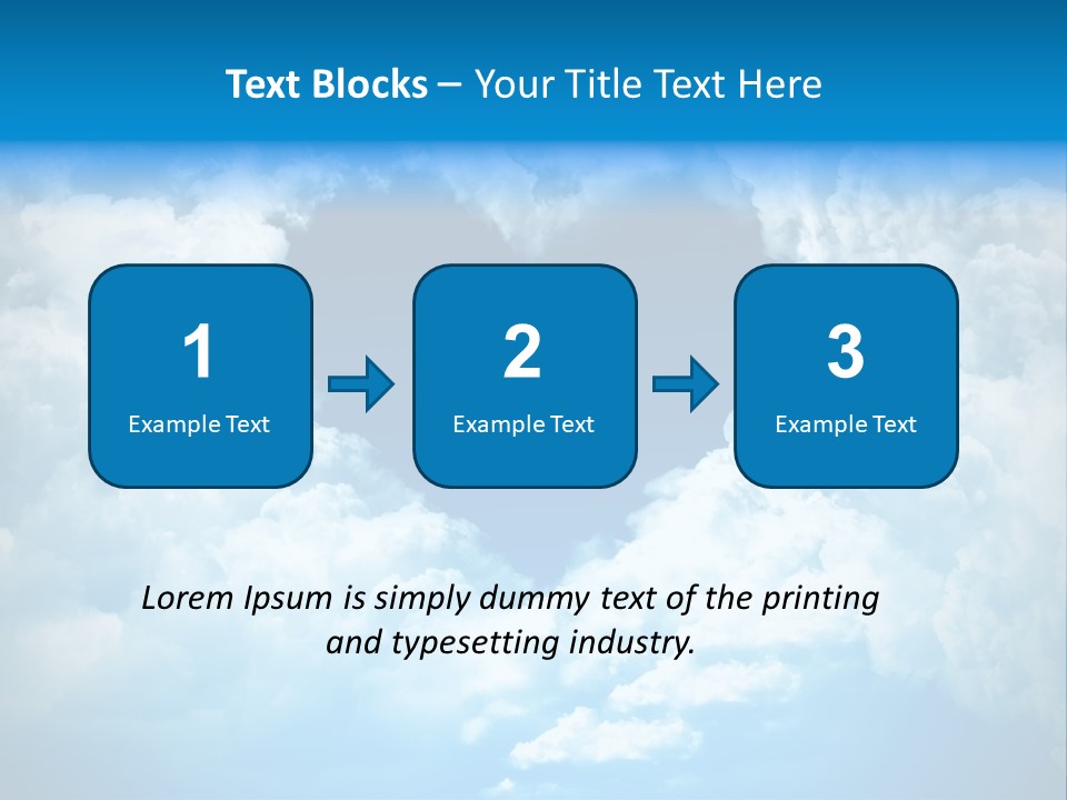 February Th Lovely Heartbeat PowerPoint Template