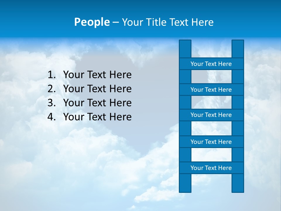 February Th Lovely Heartbeat PowerPoint Template