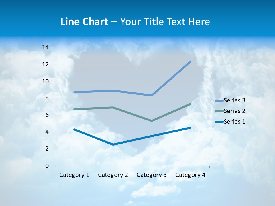 February Th Lovely Heartbeat PowerPoint Template