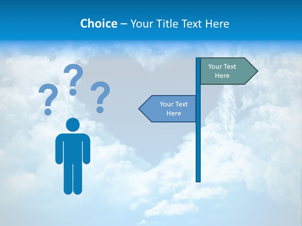 February Th Lovely Heartbeat PowerPoint Template