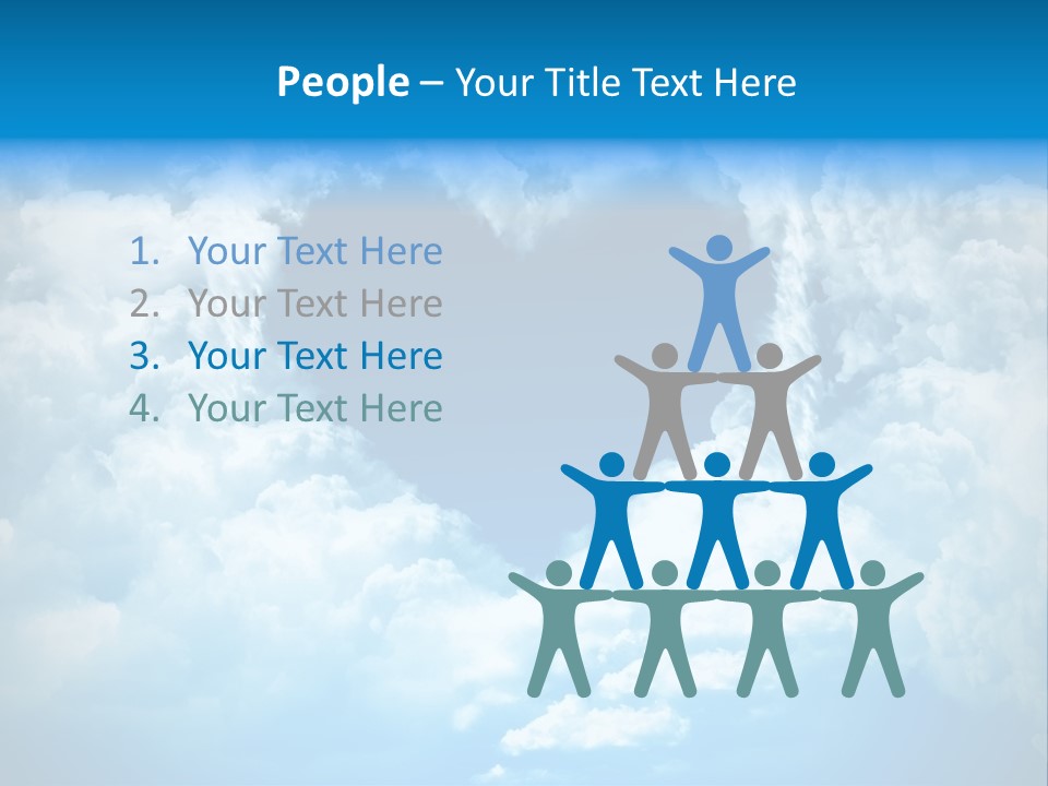 February Th Lovely Heartbeat PowerPoint Template