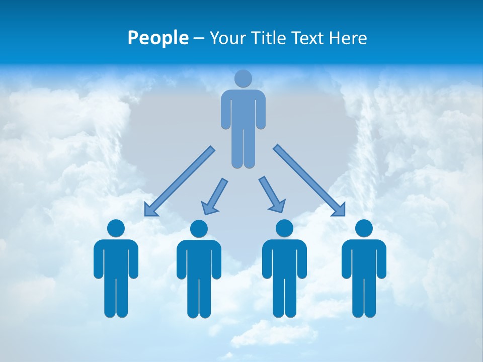 February Th Lovely Heartbeat PowerPoint Template