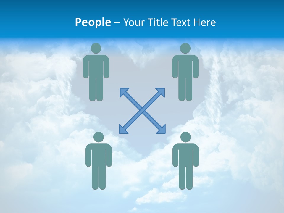 February Th Lovely Heartbeat PowerPoint Template