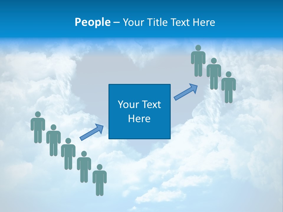 February Th Lovely Heartbeat PowerPoint Template