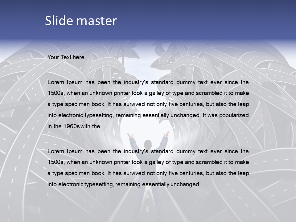 Ceo Highways Belief PowerPoint Template