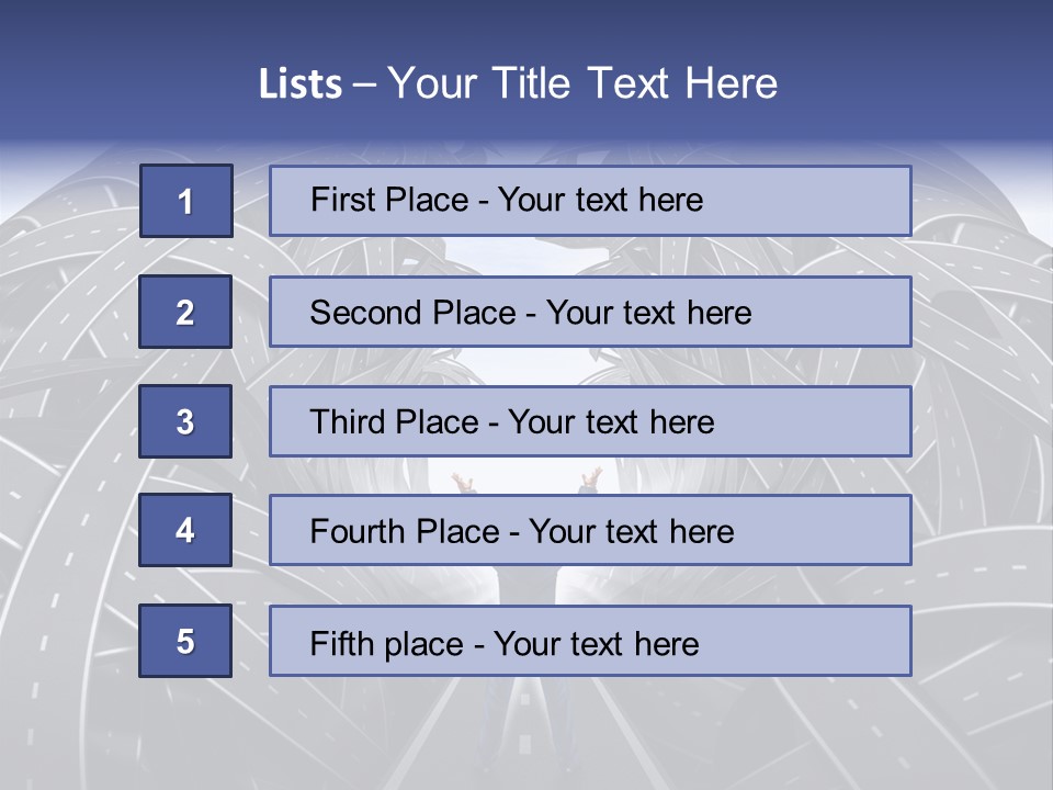 Ceo Highways Belief PowerPoint Template