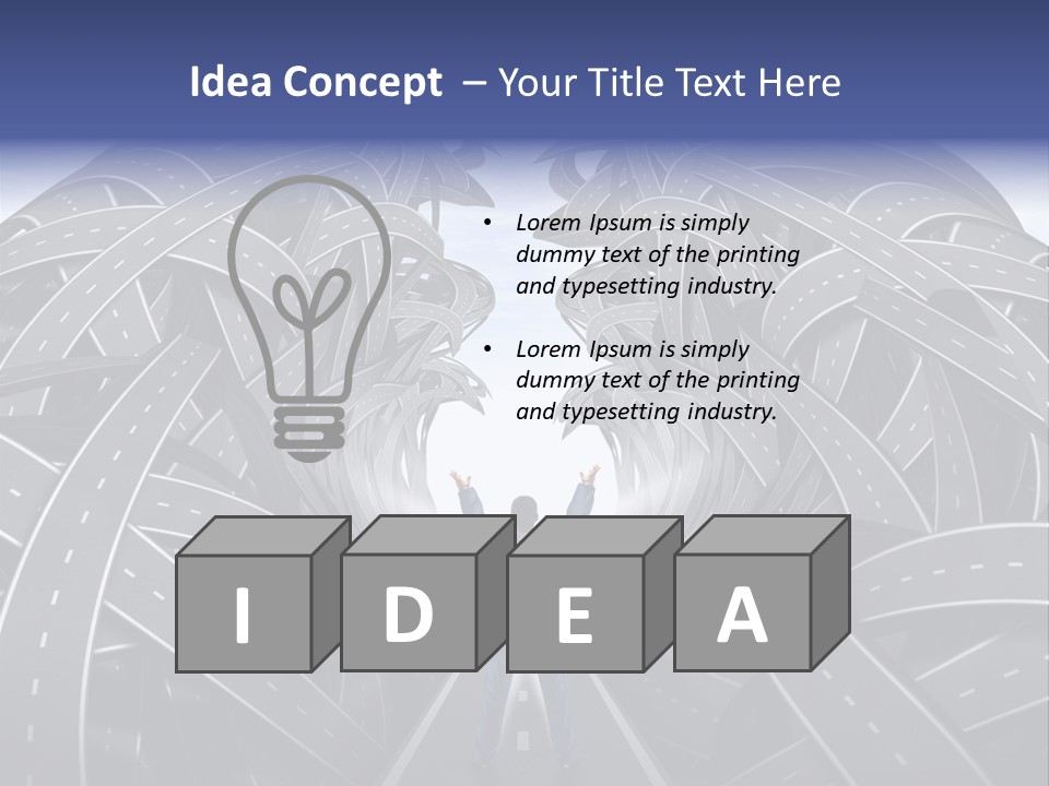 Ceo Highways Belief PowerPoint Template