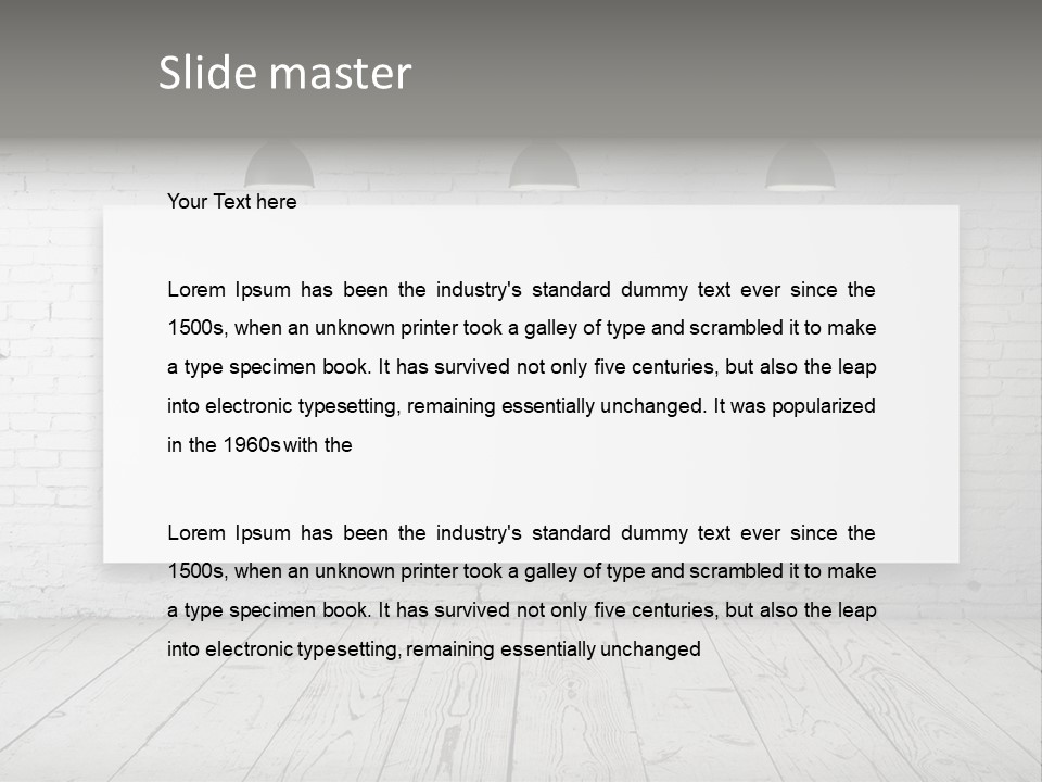 Design Rough Gray PowerPoint Template
