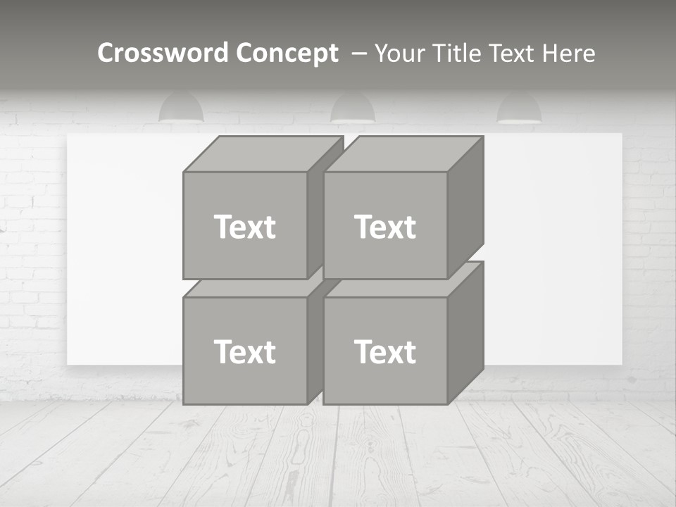 Design Rough Gray PowerPoint Template