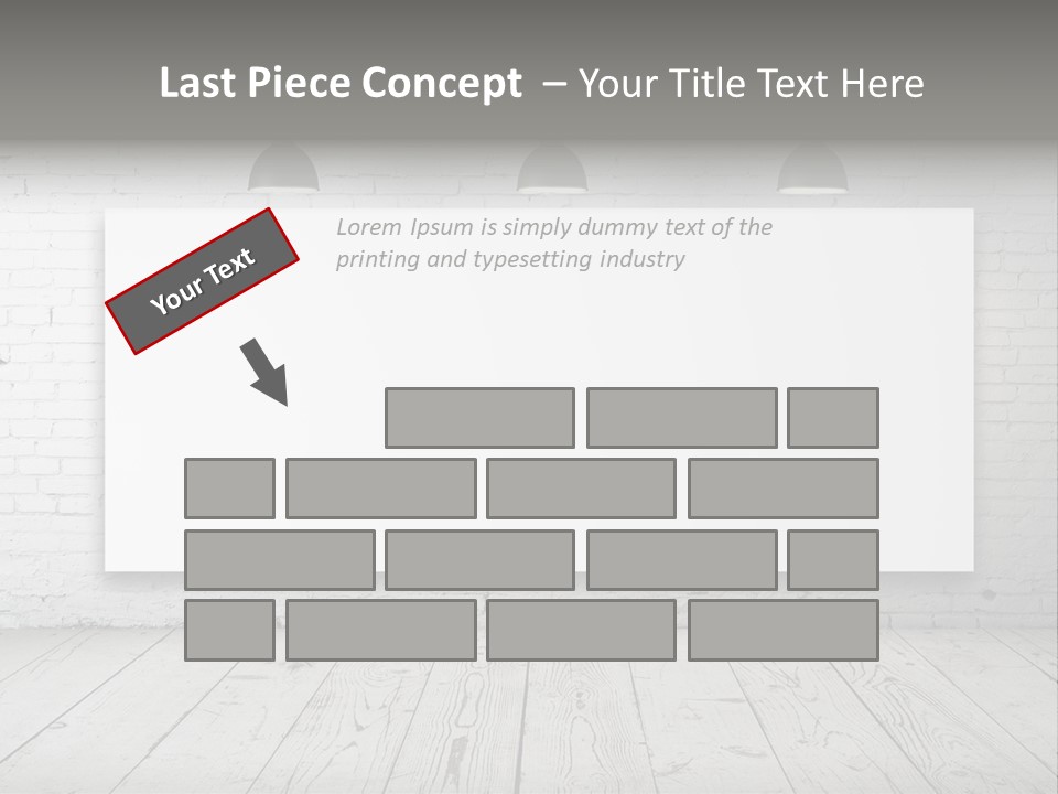 Design Rough Gray PowerPoint Template