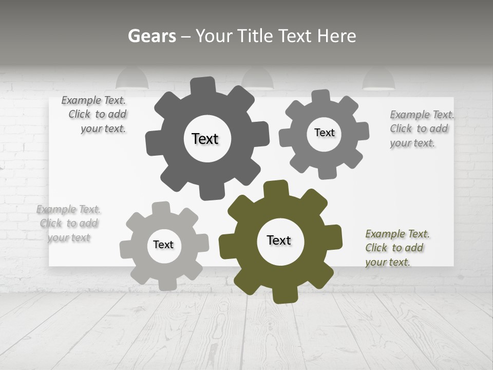 Design Rough Gray PowerPoint Template