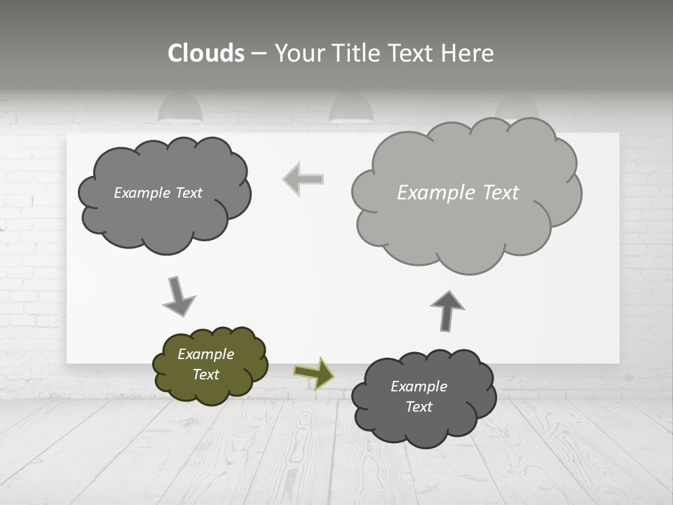 Design Rough Gray PowerPoint Template