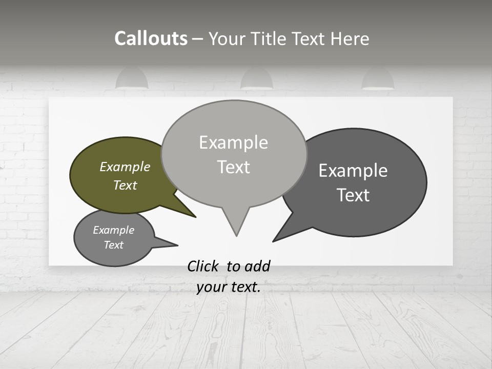 Design Rough Gray PowerPoint Template