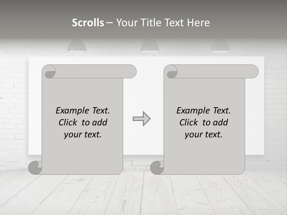 Design Rough Gray PowerPoint Template