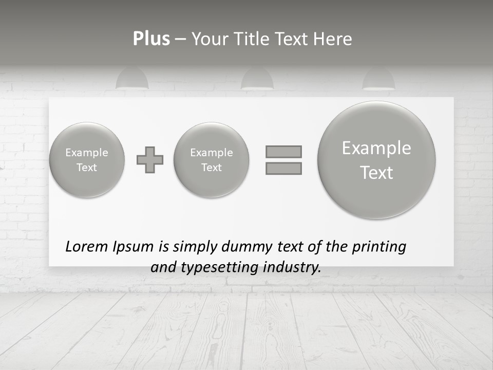 Design Rough Gray PowerPoint Template