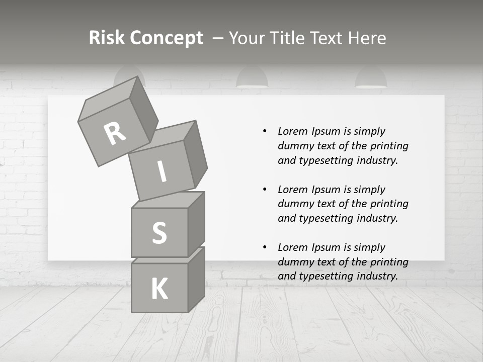 Design Rough Gray PowerPoint Template