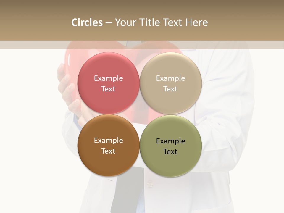 Cheerful Employee Doctor PowerPoint Template