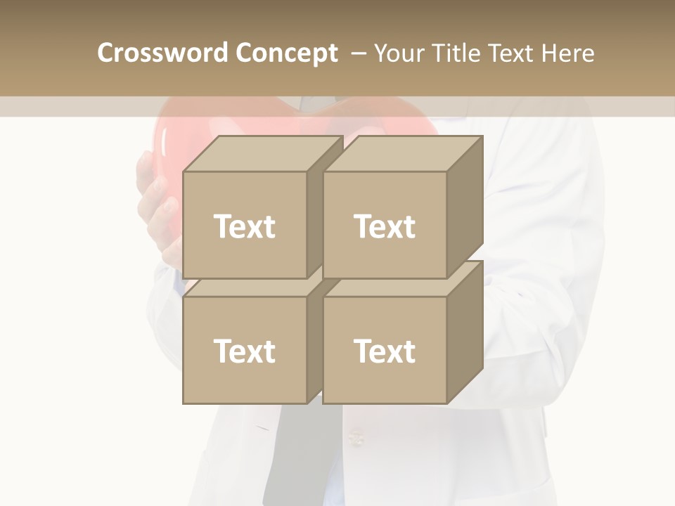 Cheerful Employee Doctor PowerPoint Template